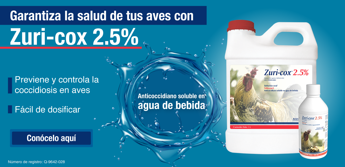 Zuri-cox ® 2.5% Anticoccidiano soluble en agua de bebida